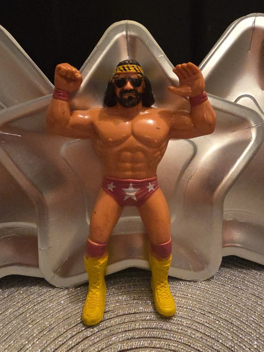 Macho Man Randy Savage 1986 WWF LJN Wrestling Superstars Series 3 Figure 8 Inch