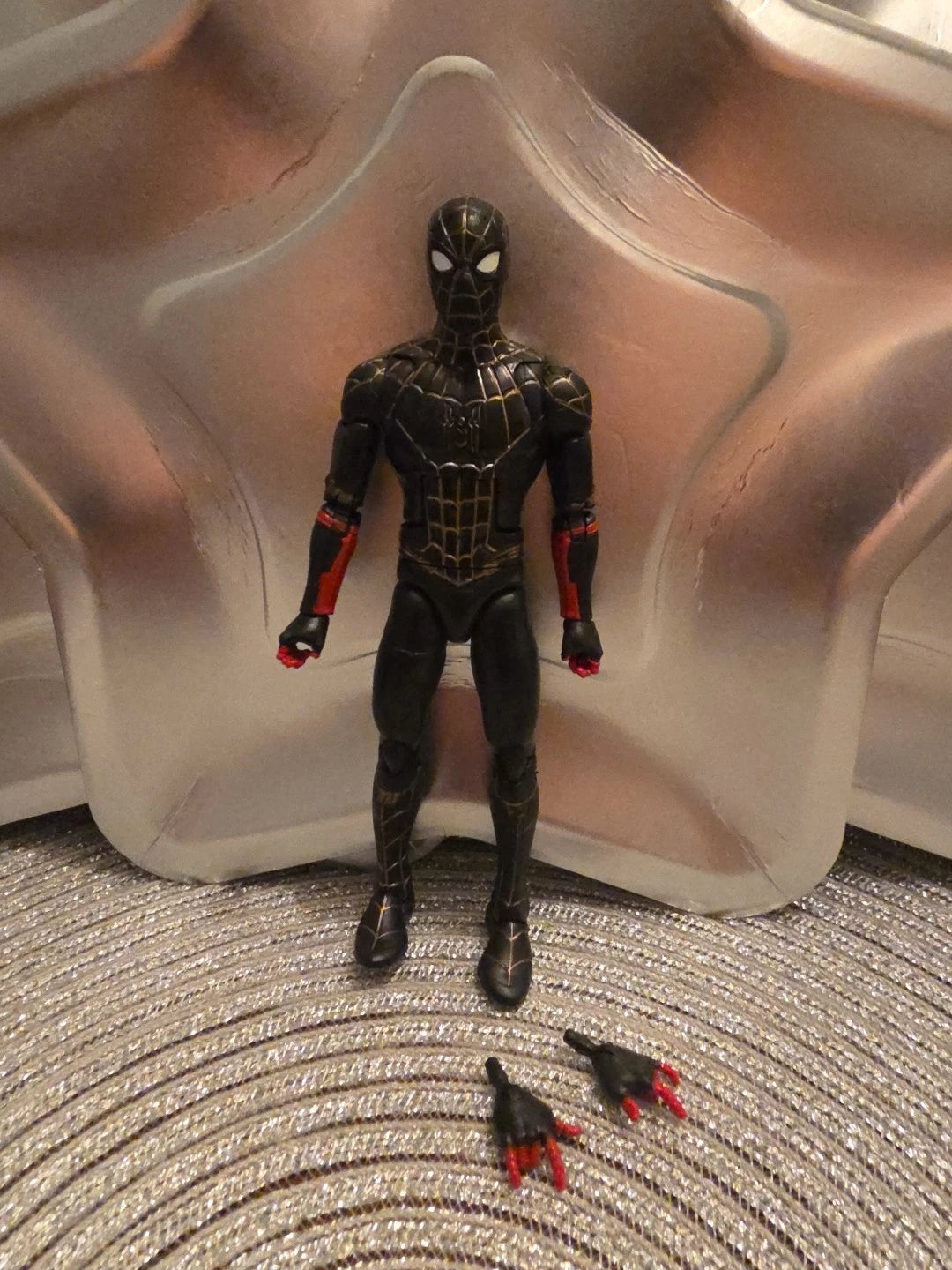 Marvel Legends Series Spider-Man No Way Home Spider-Man (BLACK & GOLD SUIT)