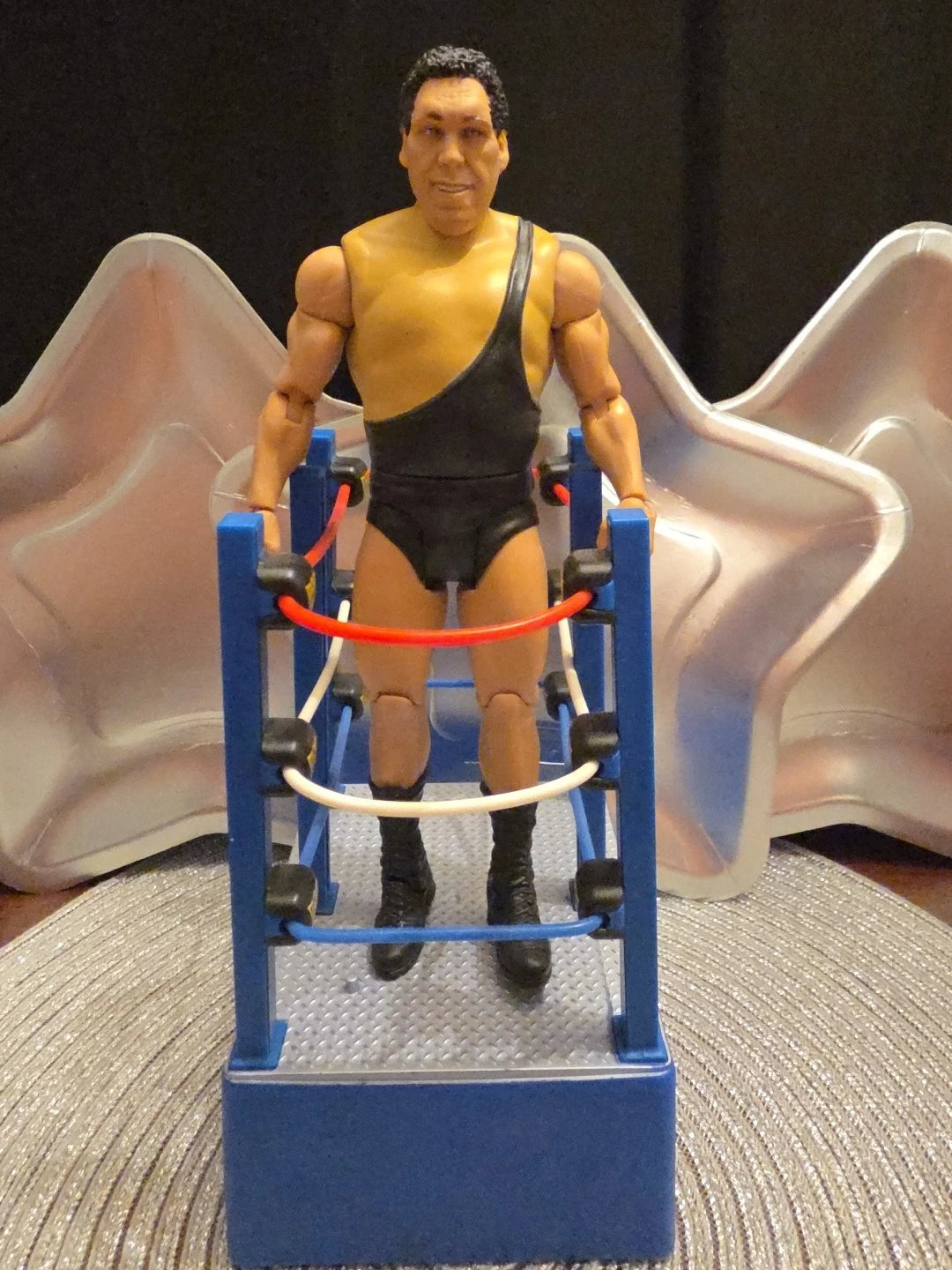 WWE Andre the Giant with Ring Cart Wrestlemania 3 Basic Mattel Action Figure