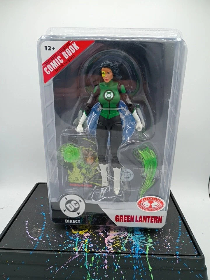 DC Direct Page Punchers GREEN LANTERN JESSICA CRUZ Platinum McFarlane Toys
