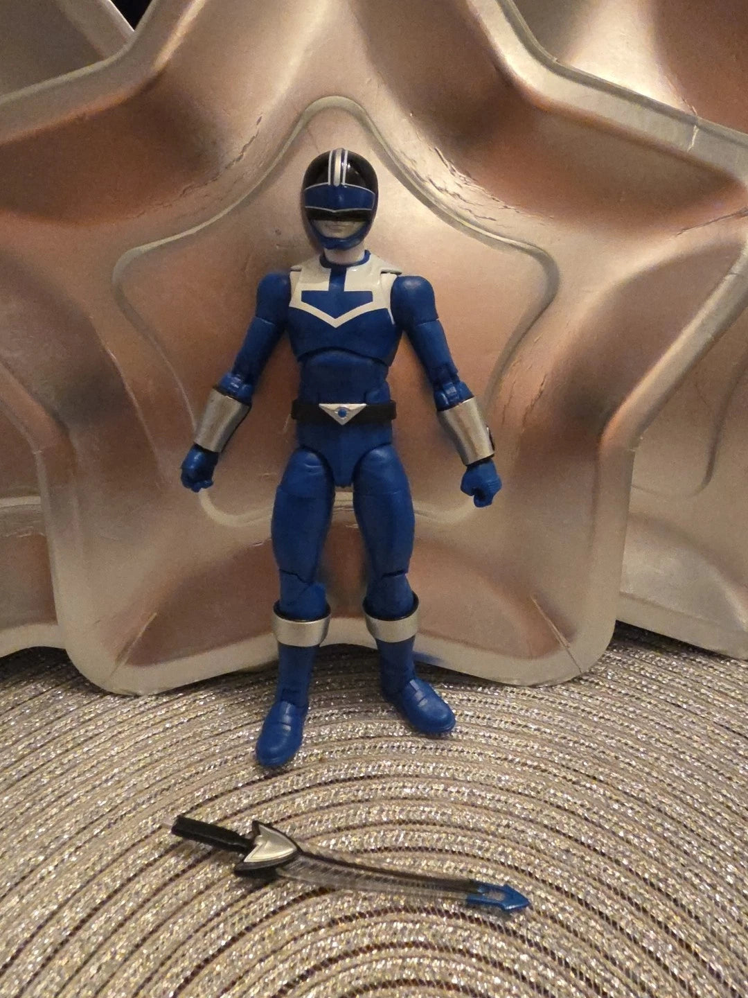 Power Rangers Lightning Collection Time Force Blue Ranger Figure Only Loose