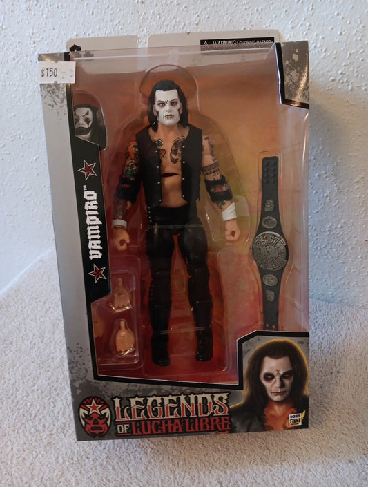 Vampiro Boss Fight Vampiro Legends of Lucha Libre Premium Wrestling Figure