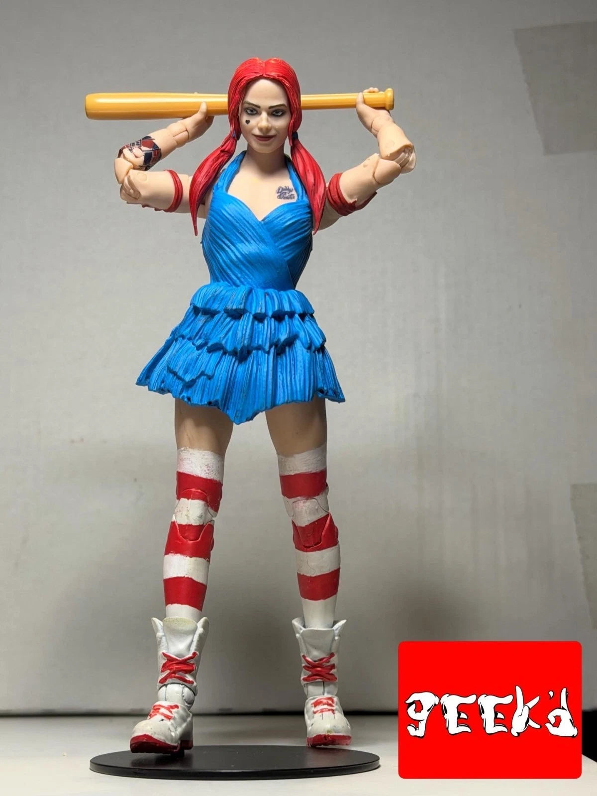Custom Wendy Quinn Harley McFarlane DC Multiverse Theatrical Fast Food Icons