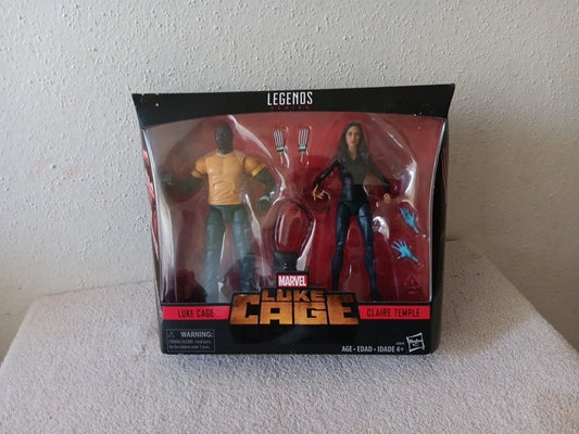 Marvel Legends Luke Cage Mike Colter Claire Temple Rosario Dawson Figure 2 Pack