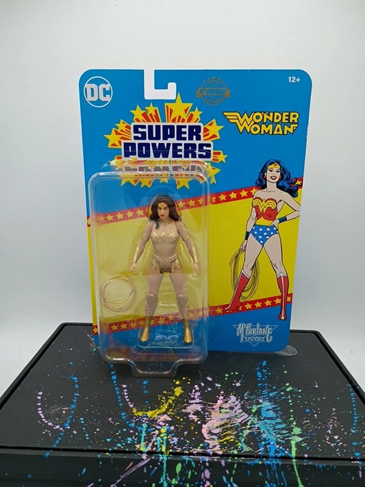 DC Direct McFarlane Toys Super Powers Wonder Woman Gold Chase 4.5" Figure