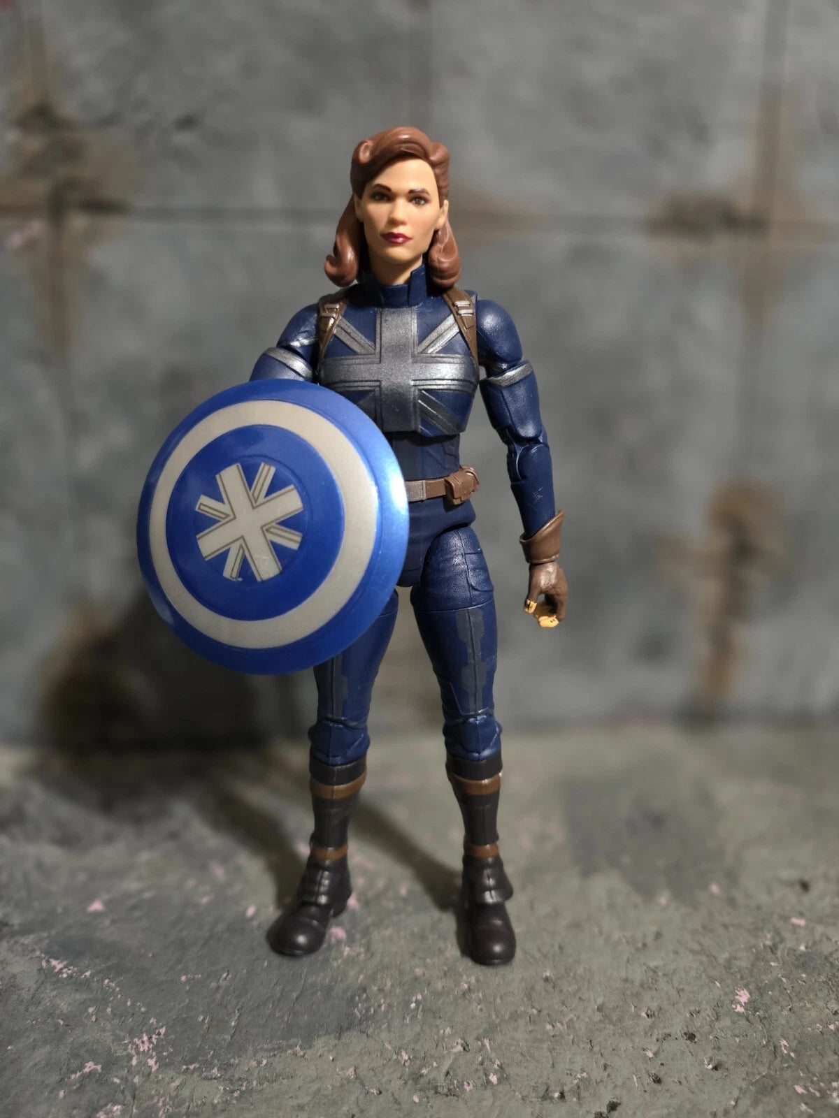 Marvel legends Captain Carter What If? Blue Shield Loose Figure 6”