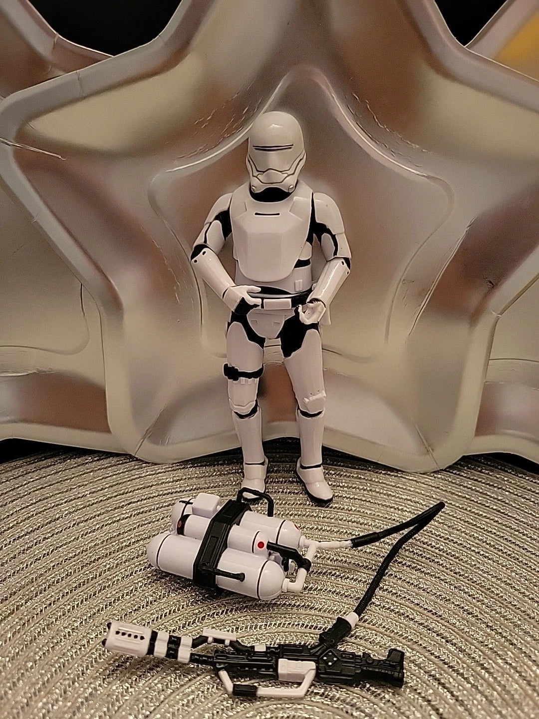 (6-INCH) FIRST ORDER FLAMETROOPER Star Wars THE BLACK SERIES Action Figure-LOOSE