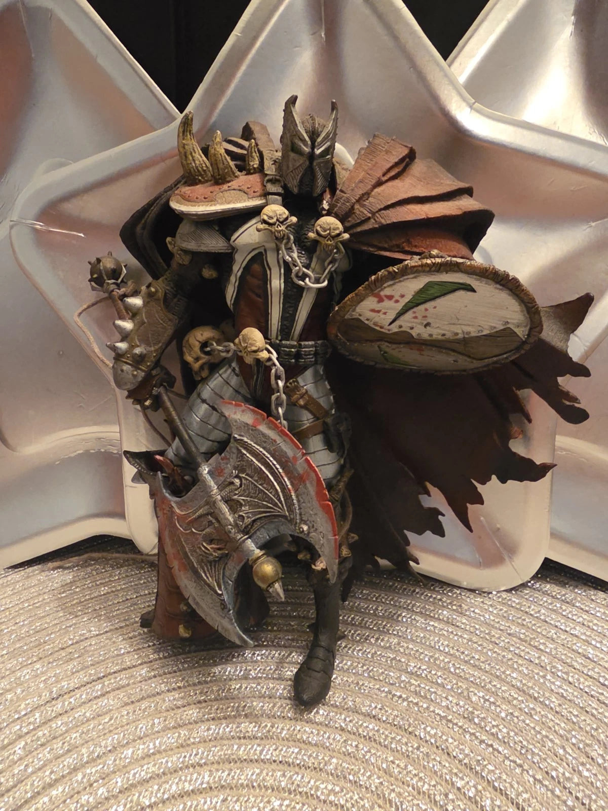 McFarlane Toys Dark Ages Spawn Series 20 Action Figure 2001 w/ Axe & Shield