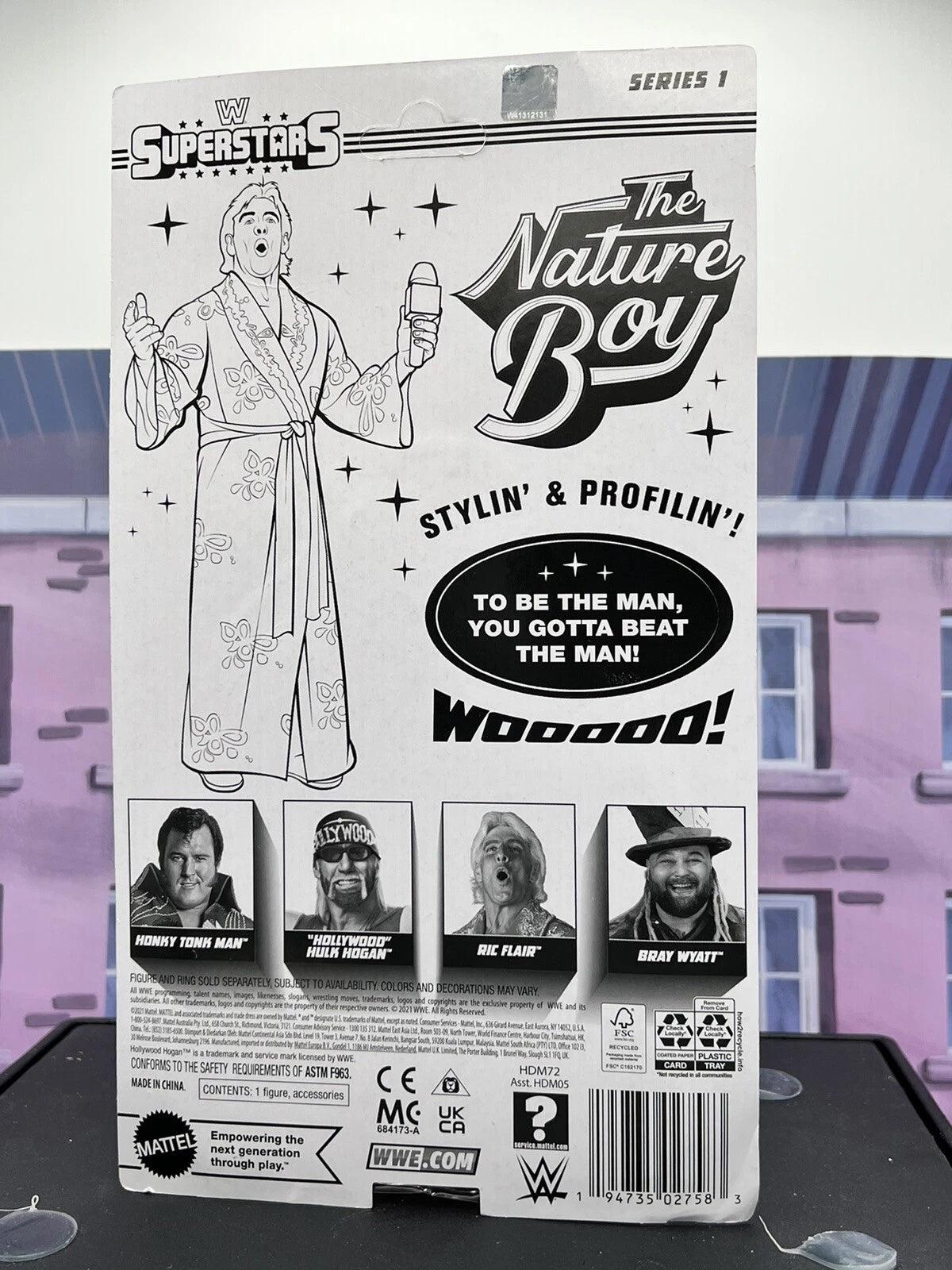 Ric Flair WWE Superstars Nature Boy Walmart Exclusive Unpunched Card READ