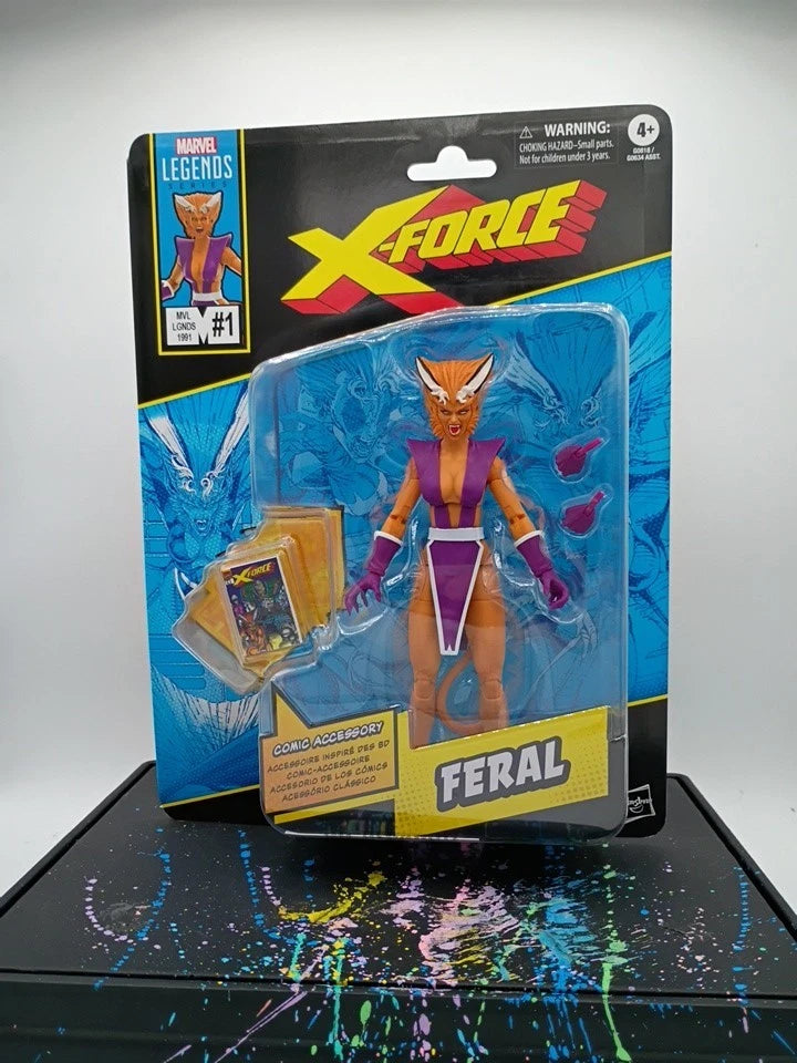 MARVEL LEGENDS X-FORCE FERAL COMICS INSPIRED WAVE 2 6" FIGURE HASBRO