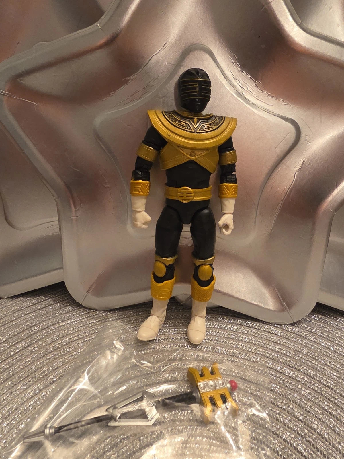 Hasbro Power Rangers Lightning Collection 6" Zeo Gold Ranger Action Figure Loose
