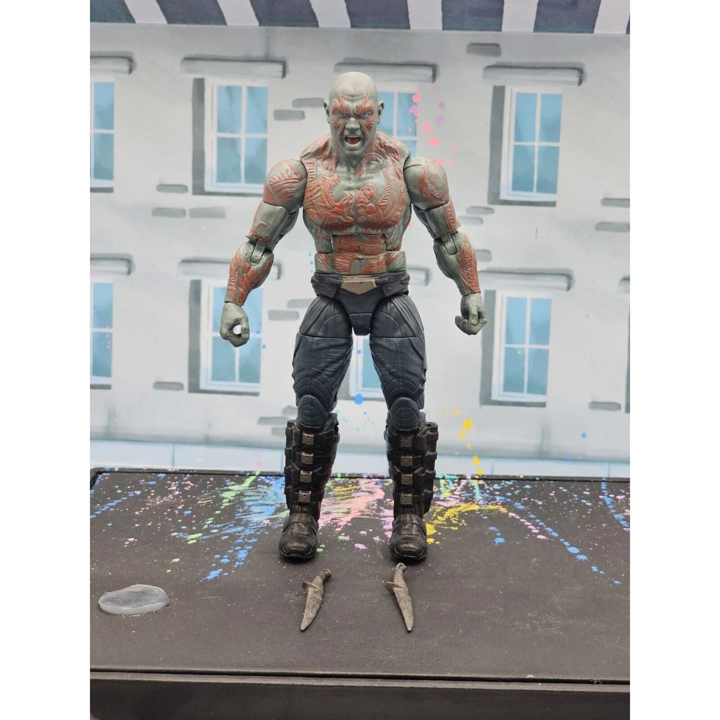 Custom Painted Drax Marvel Legends Guardians Of The Galaxy Vol. 2