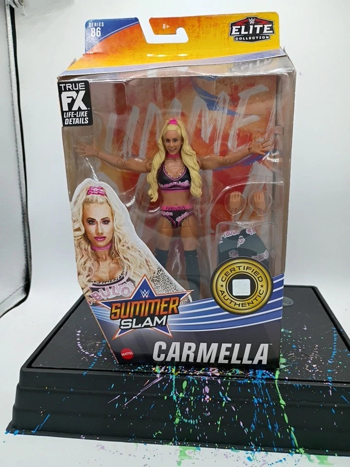 WWE MATTEL ELITE SERIES 86 SUMMERSLAM CARMELLA WRESTLING FIGURE