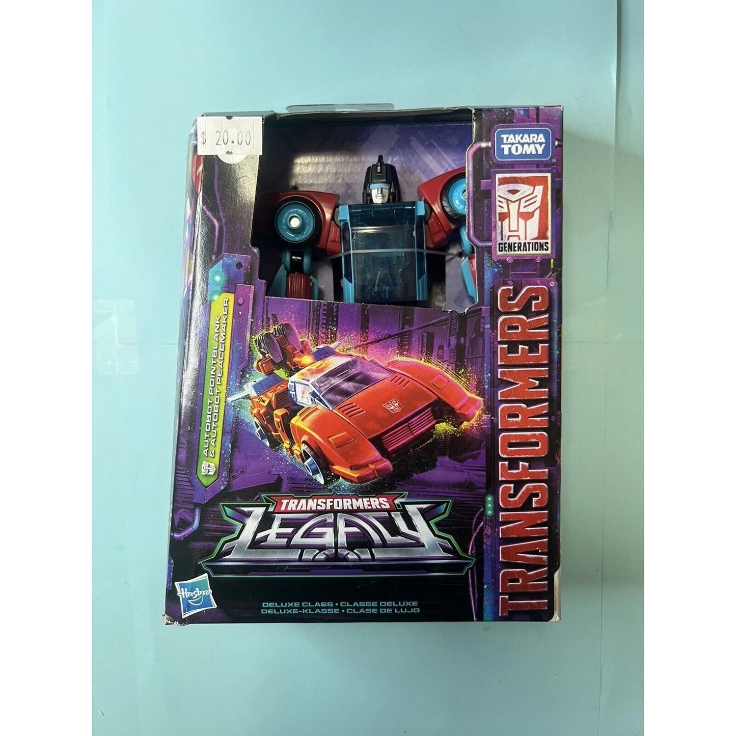 Transformers Generations Legacy Deluxe Autobot Pointblank Autobot Peacemaker