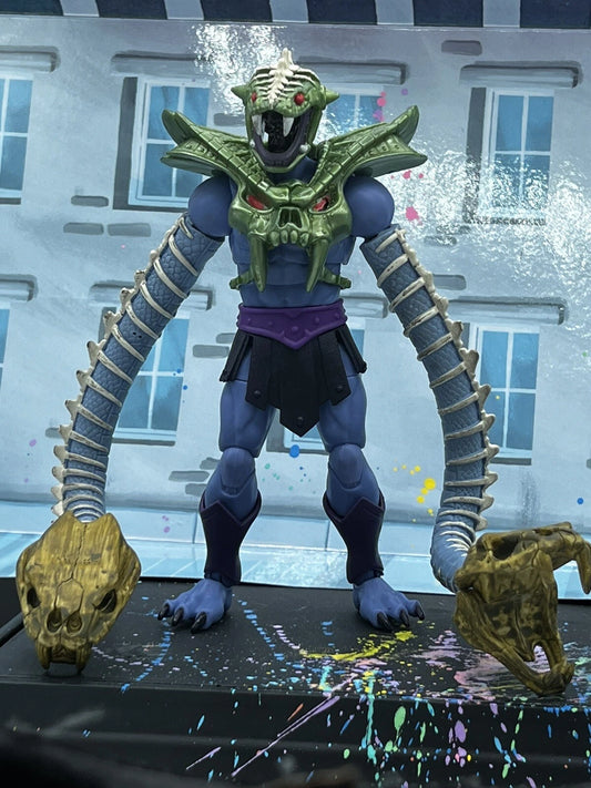 Custom Snake Crush Skeletor Masterverse 200x Motuc Motu Classics Snake Men Man