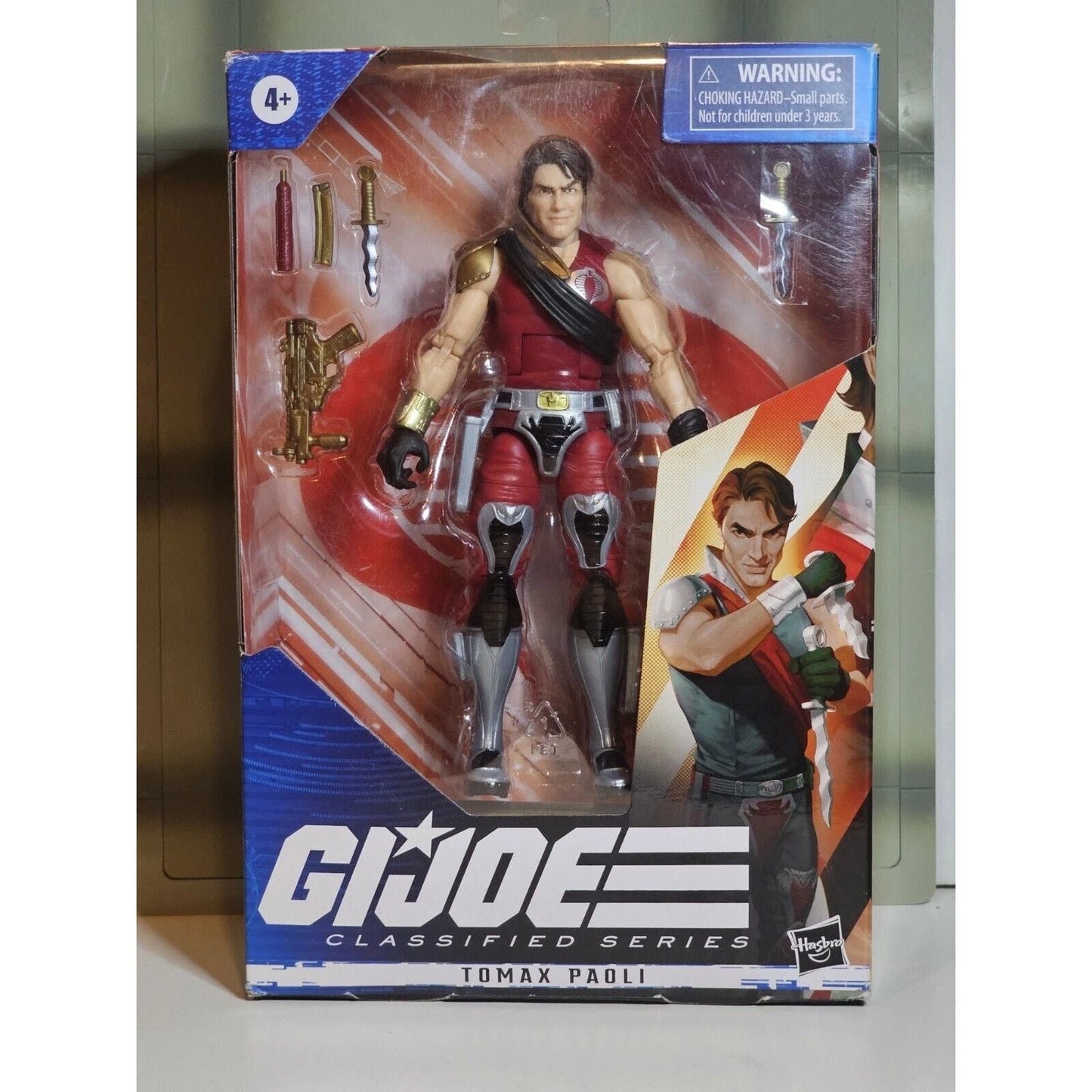 Crimson Strike Team Tomax Paoli Gi Joe Classified PACKAGE SWAPPED