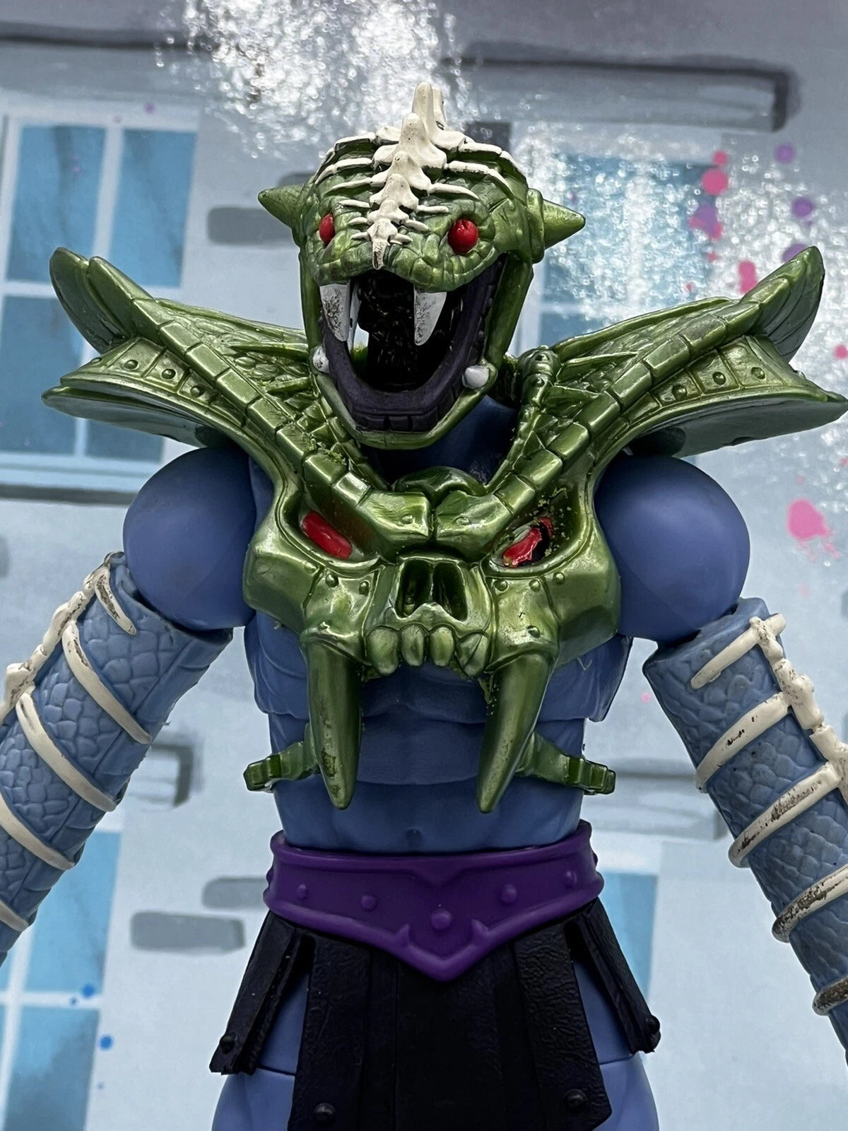 Custom Snake Crush Skeletor Masterverse 200x Motuc Motu Classics Snake Men Man