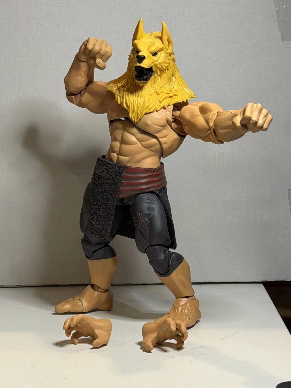 Custom Norse God Skoll Skol Werewolf Wolf Kong MYTHOS 1/12 Ssj Yellow