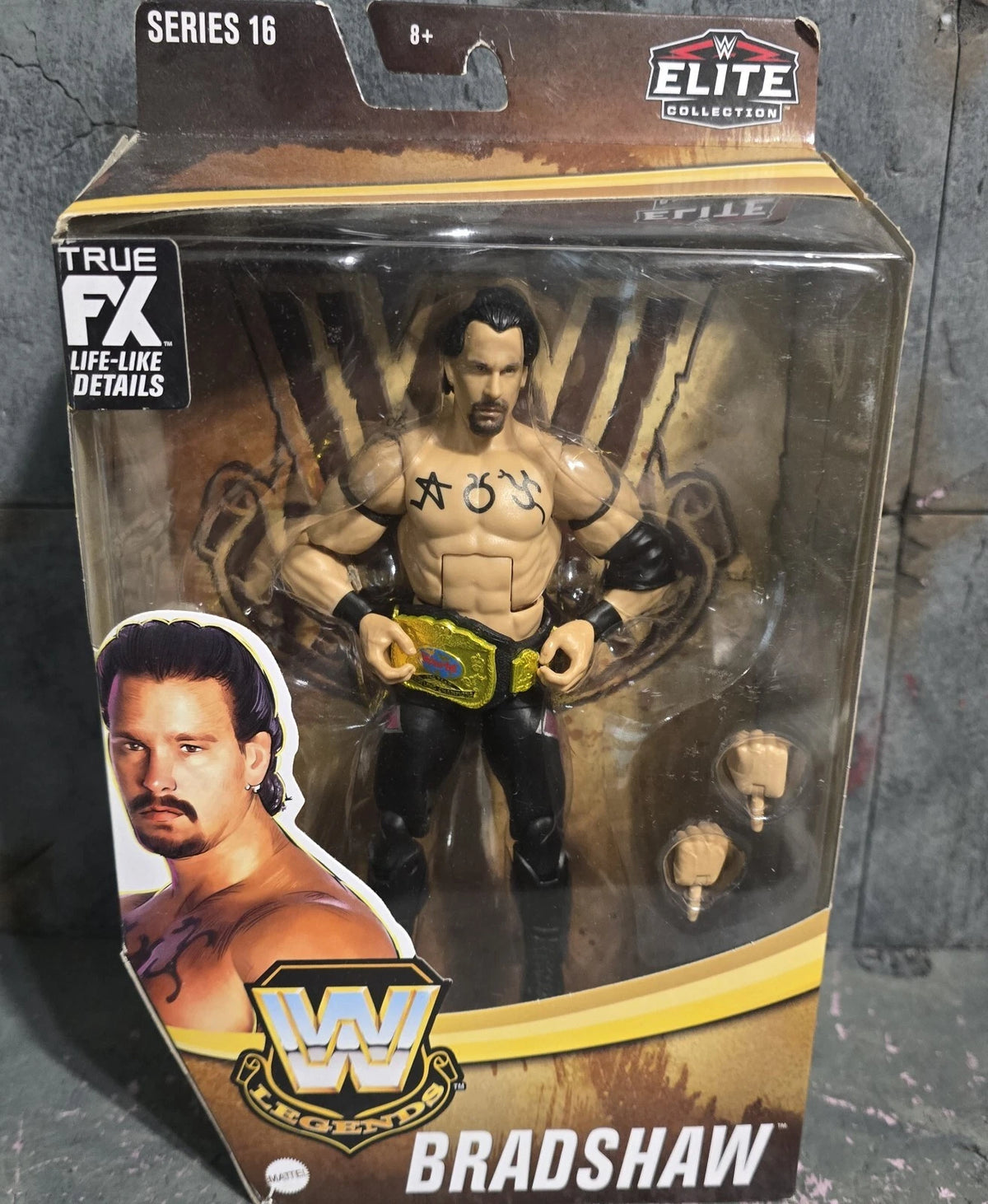 Bradshaw WWE Elite Collection Exclusive Legends Series 16 Figure