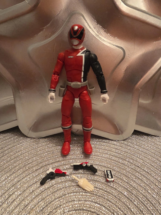 Power Rangers 6'' SPD RED RANGER (-Blast) Lightning Collection Hasbro Loose