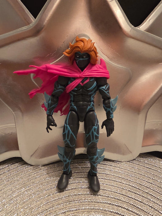 Hasbro 2025 Marvel Legends Spider-Man Retro Card Kaine 6" Figure Incomplete