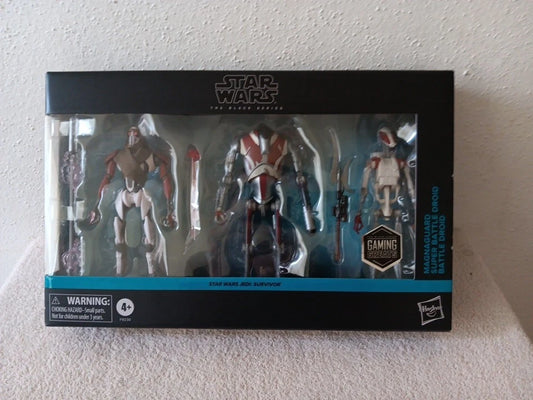 Star Wars Black Series Jedi Survivor MagnaGuard Super Battle Droid NEW 6” 3 Pack