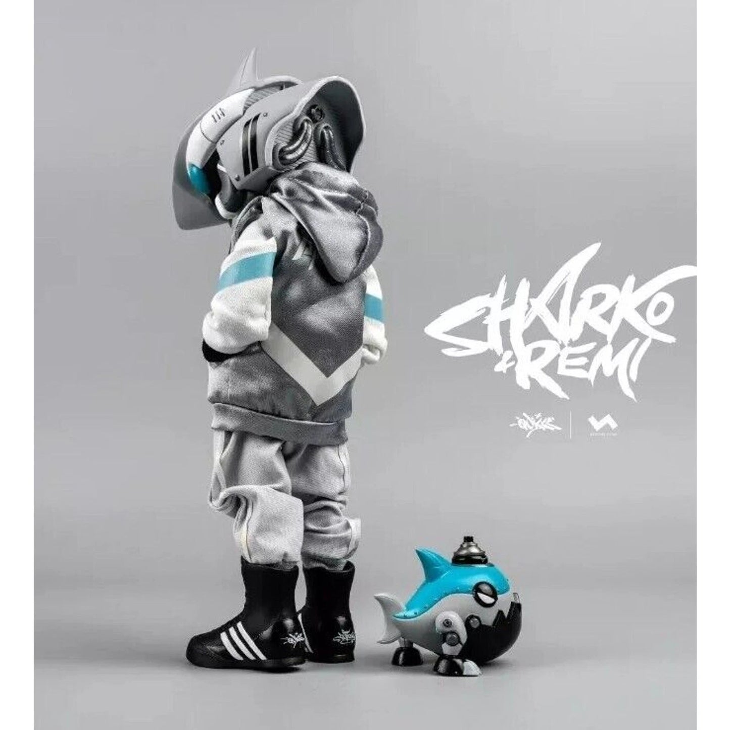 Sharko & Remi Jt Studio X Quiccs White Grey Ghost Colorway