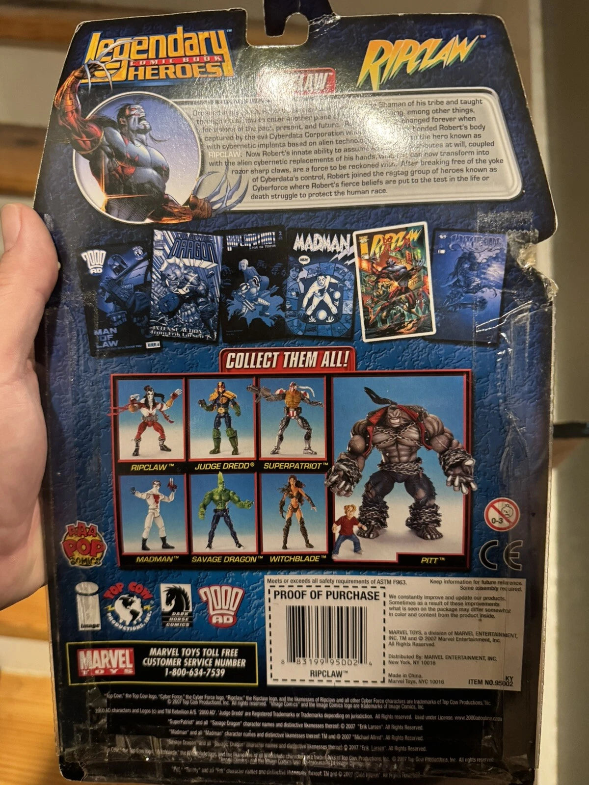 COMPLETE PITT BAF SET: JUDGE DREDD WITCHBLADE RIPCLAW MADMAN SAVAGE DRAGON SUPER