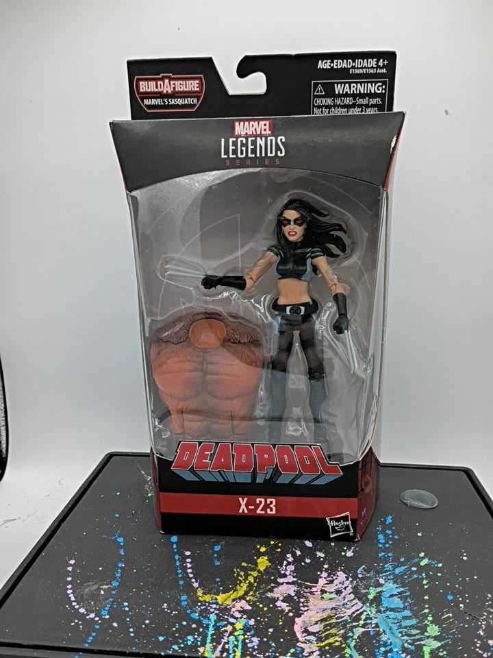 Marvel Legends Deadpool X-23 6" Action Figure Sasquatch BAF Wave 2017 Hasbro