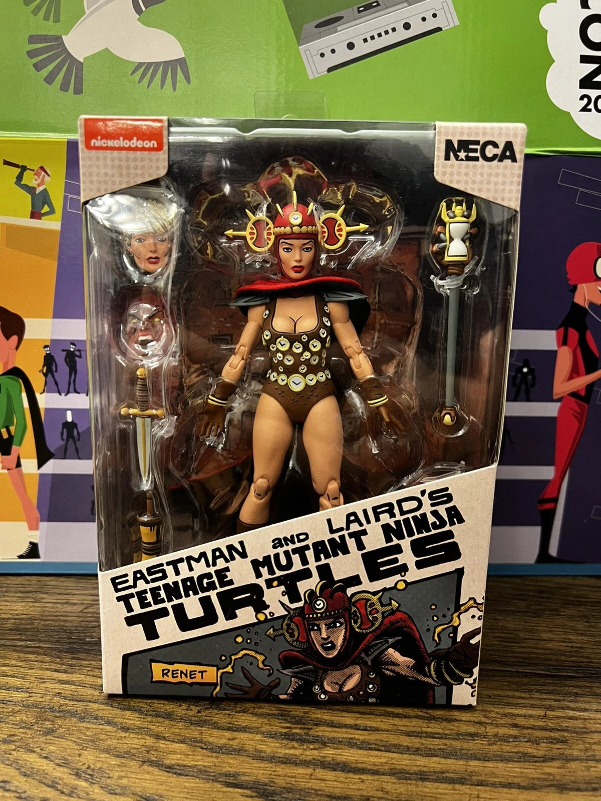 tmnt RENET NECA Eastman Laird's Action Figure NIP