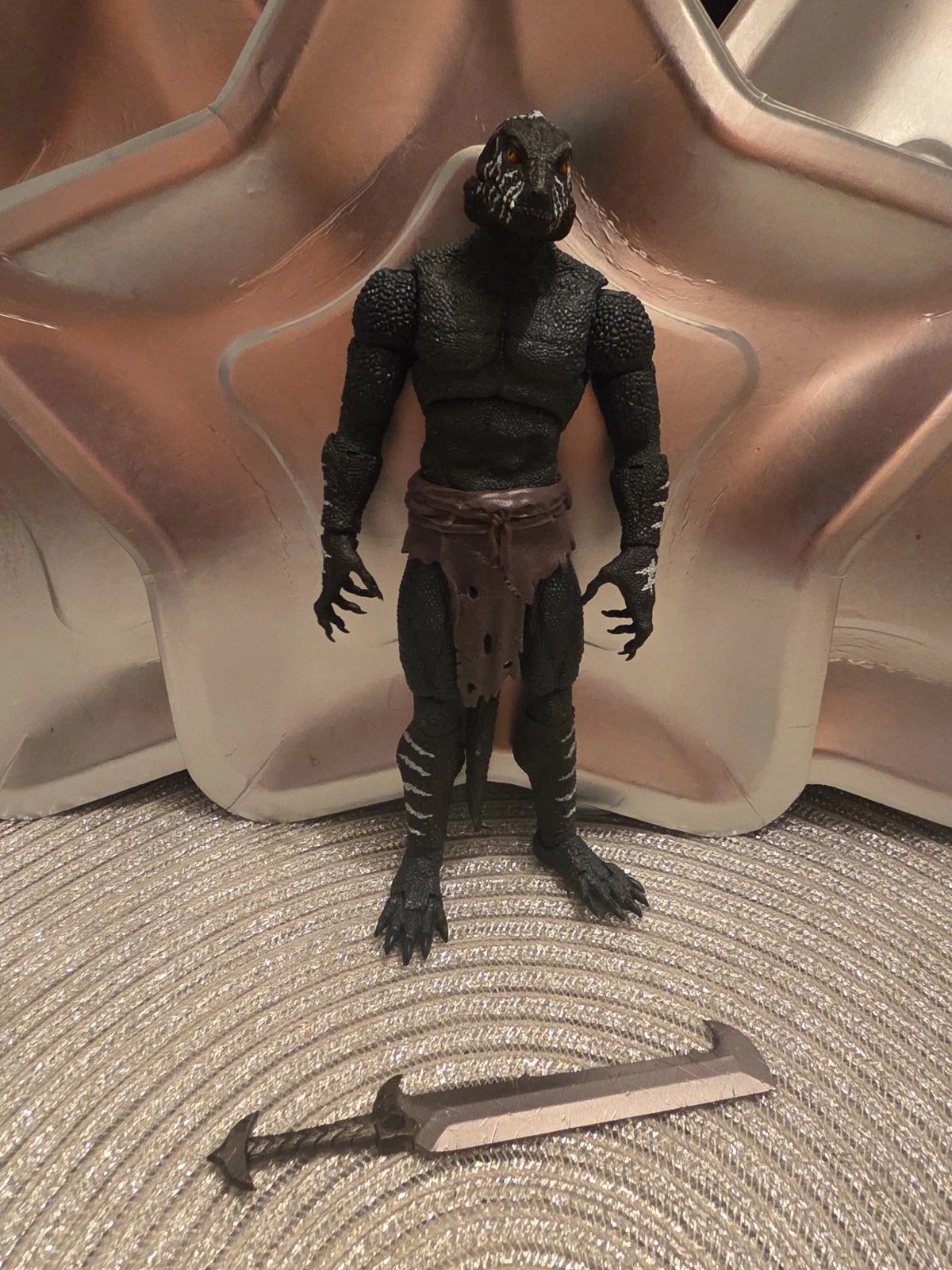 Harvinger Studios Savage Crucible Slate Lemurian Action Figure **NO CARD**