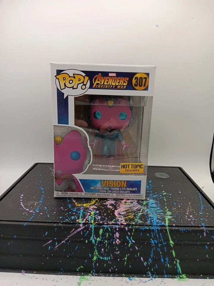 VISION #307 - FUNKO POP! Vinyl Figure - HOT TOPIC - AVENGERS INFINITY WAR