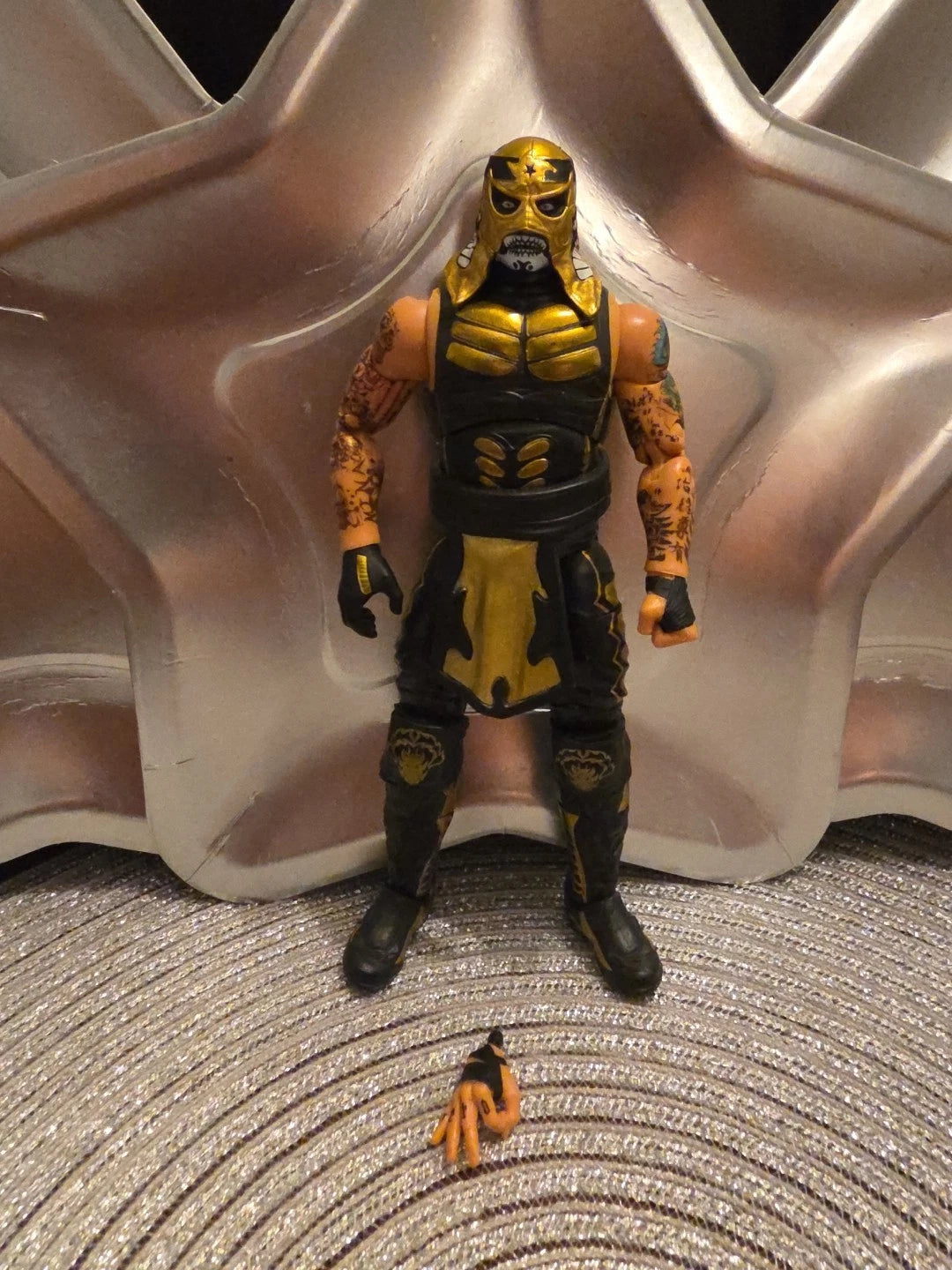 AEW Unrivaled Penta El Zero Miedo Jazwares Action Figure! Penta Gold Figure WWE