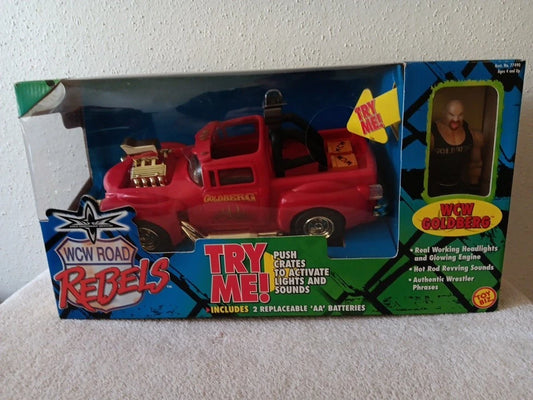 WCW Road Rebels GOLDBERG Truck & Action Figure Set ToyBiz