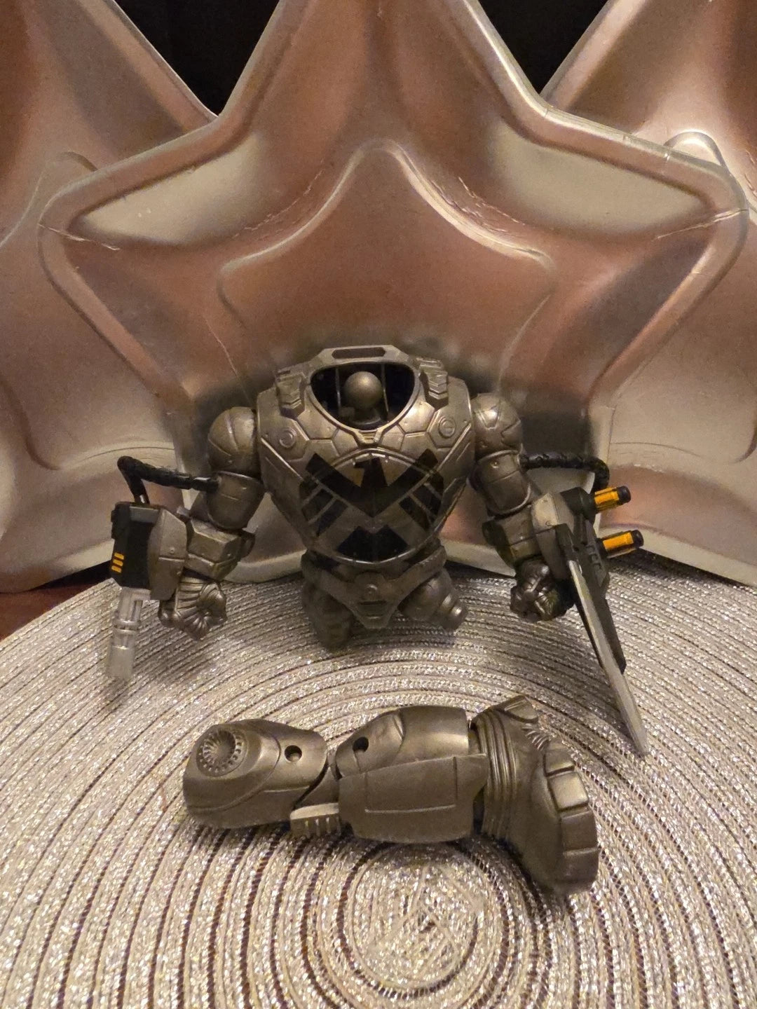 Marvel Legends SHIELD Mandroid Build A Figure BAF Missing Parts Hasbro