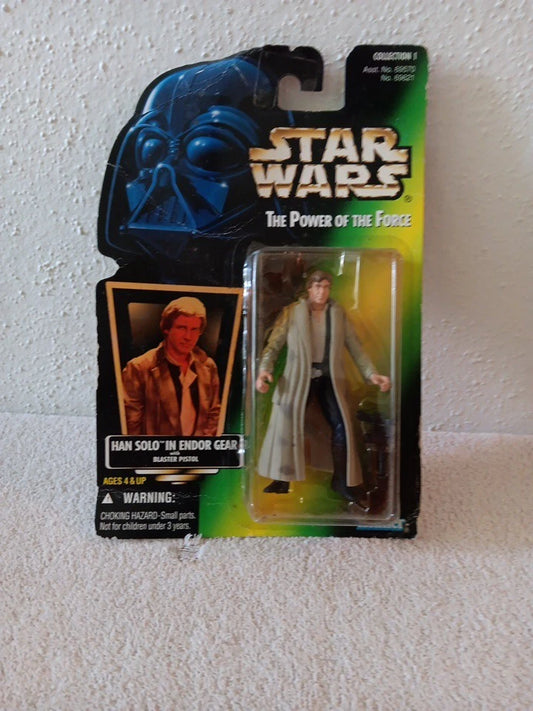 Star Wars HANS SOLO Action Figure In Endor Gear Kenner