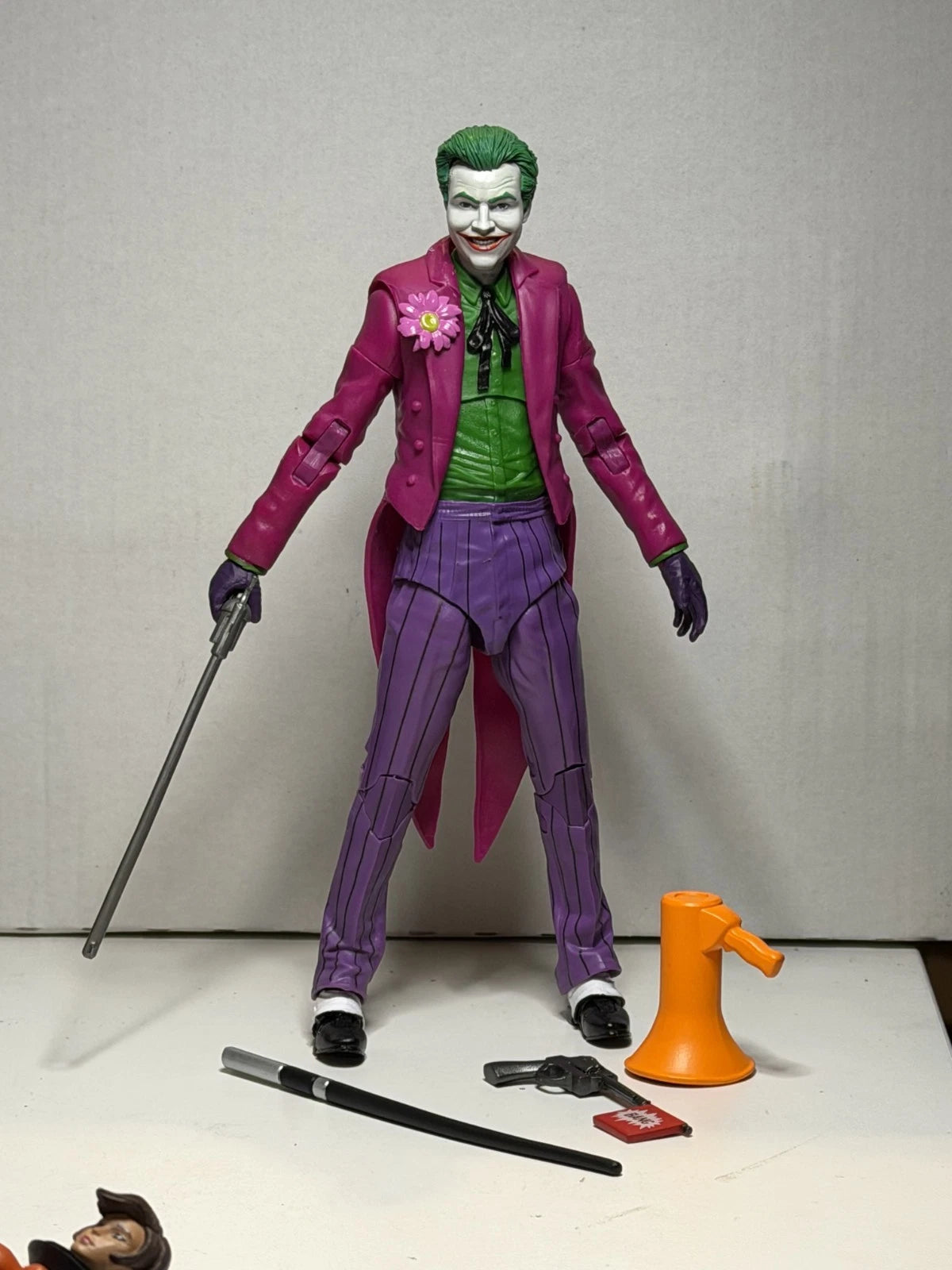 Kitbash Joker w/ 89 Head McFarlane DC Multiverse Collector Edition