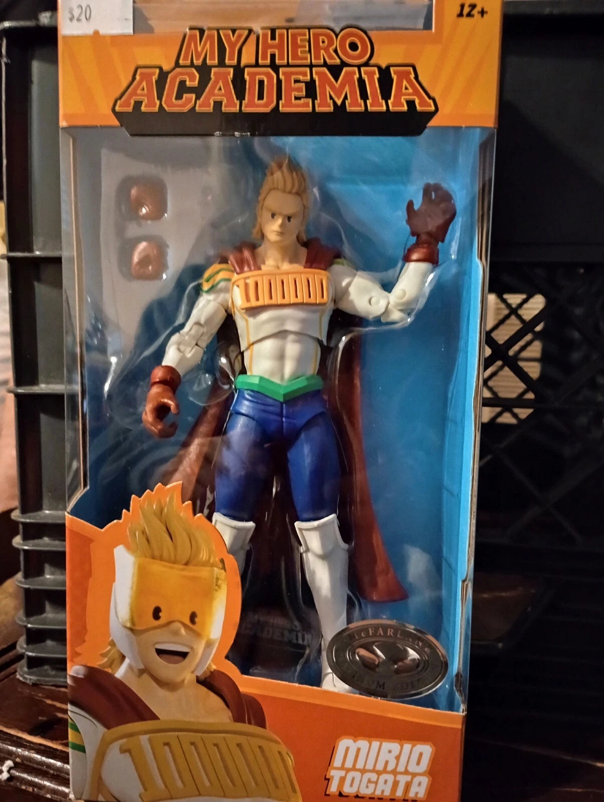 McFarlane Toys My Hero Academia 7” Mirio Togata Platinum Edition Action Figure