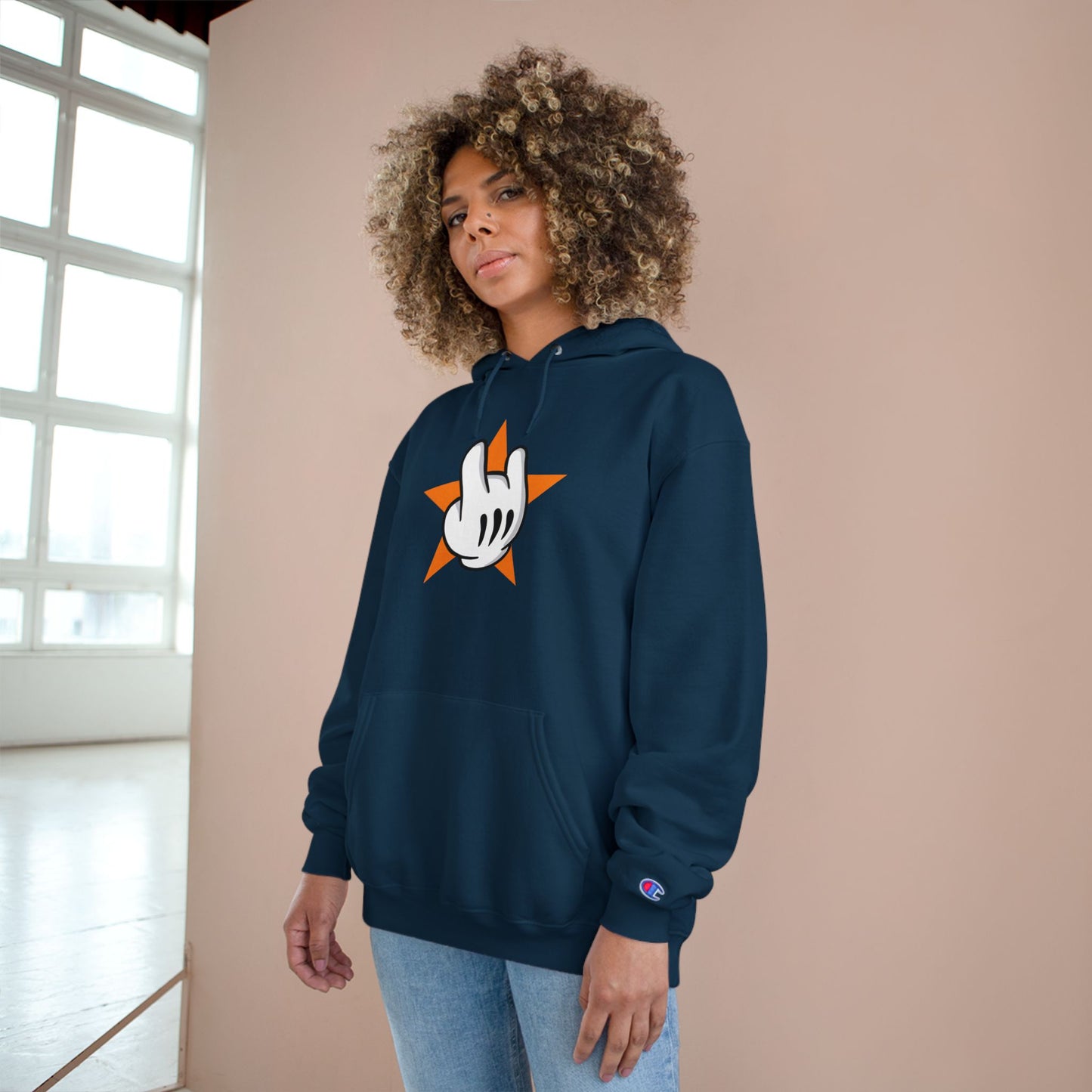 For the H Retro Champion Hoodie