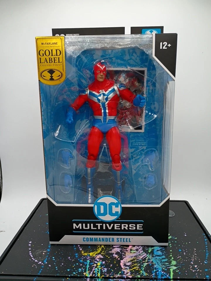 McFarlane DC Multiverse Commander Steel - JSA Gold Label