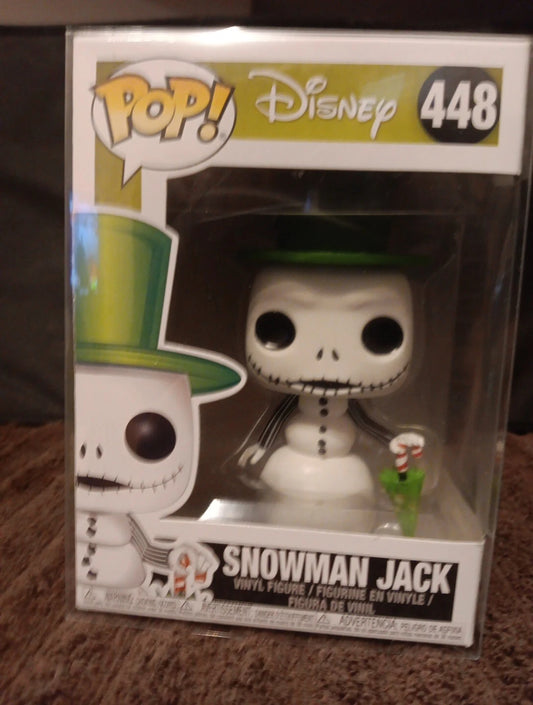 Funko POP! Disney: SNOWMAN JACK #448 - Nightmare Before Christmas w/ Protector