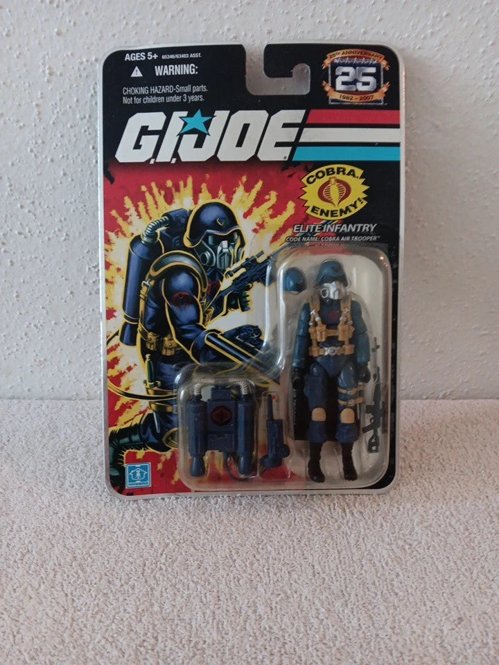 GI Joe 25th Anniversary Cobra Air Trooper 3.75" Action Figure