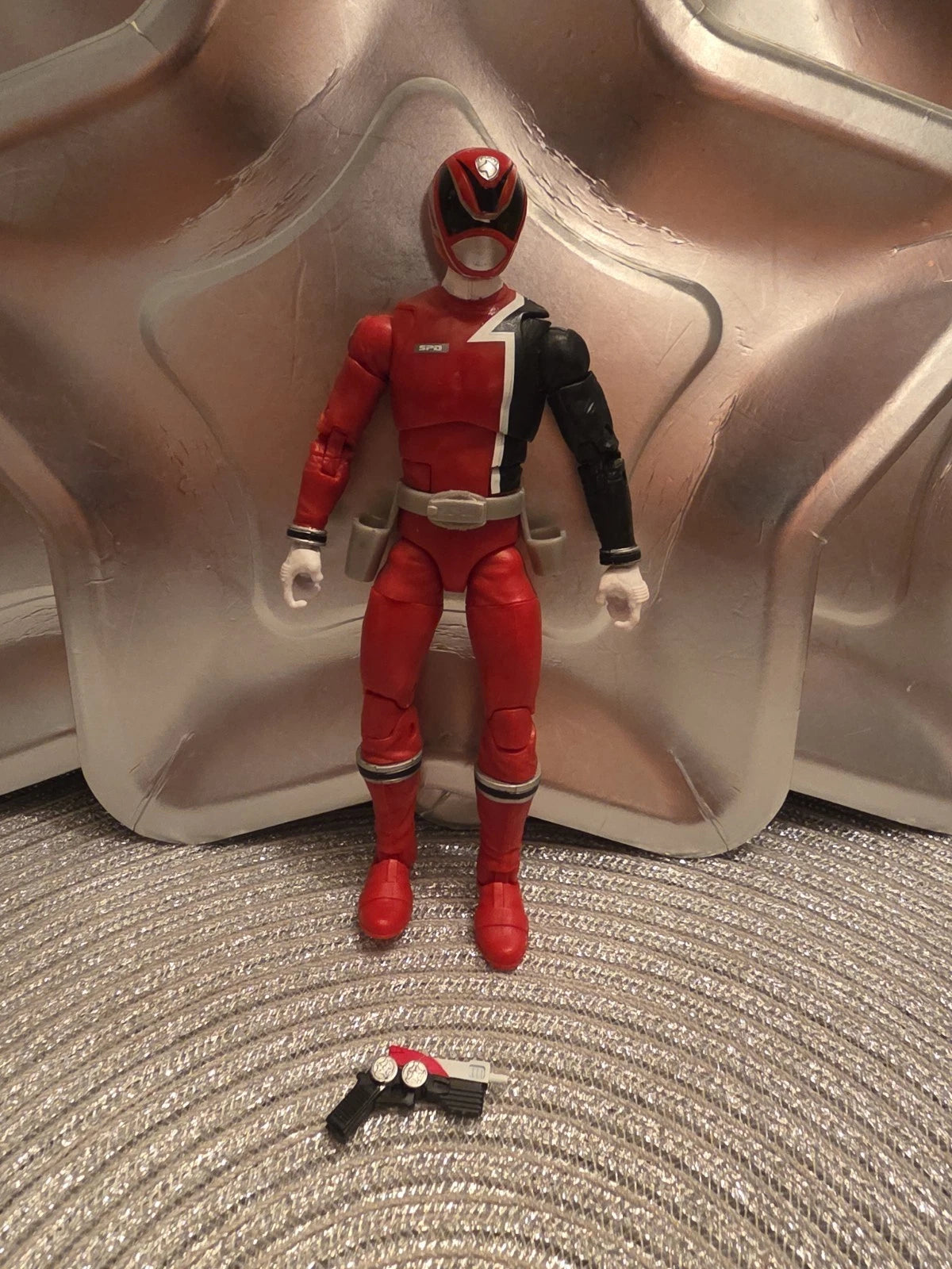 Power Rangers 6'' SPD RED RANGER (-Blast) Lightning Collection Hasbro Loose