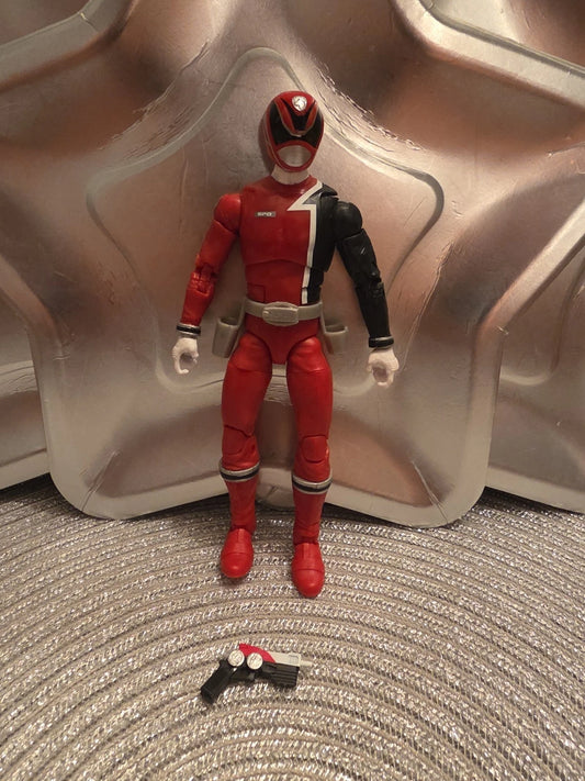 Power Rangers 6'' SPD RED RANGER (-Blast) Lightning Collection Hasbro Loose