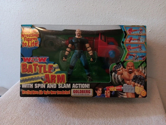 Vintage Toy Biz WCW NWO Battle Arm With Spin And Slam Action! Goldberg
