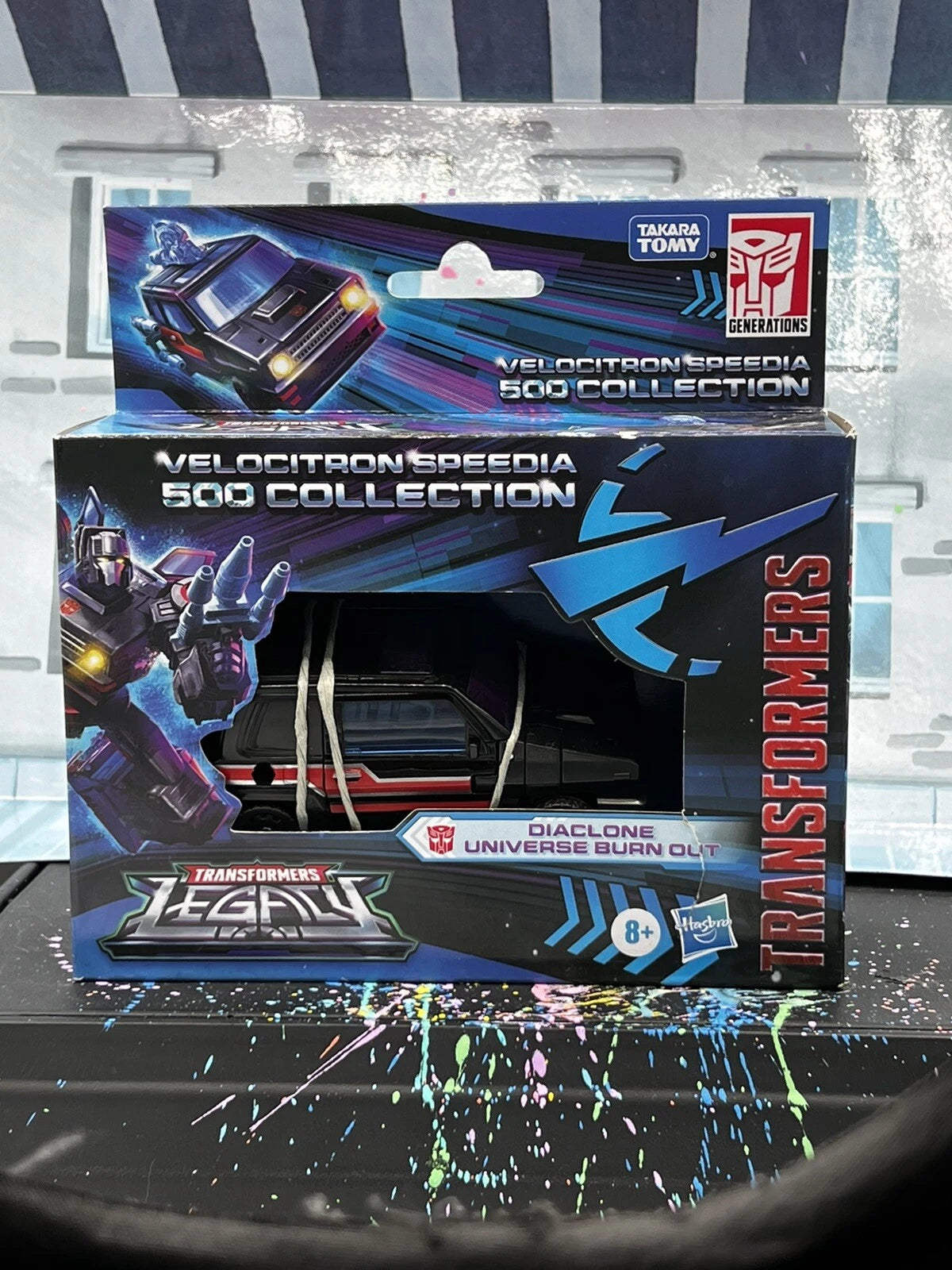 Diaclone Burn Out Transformers Legacy Velocitron Speedia 500 Deluxe Class