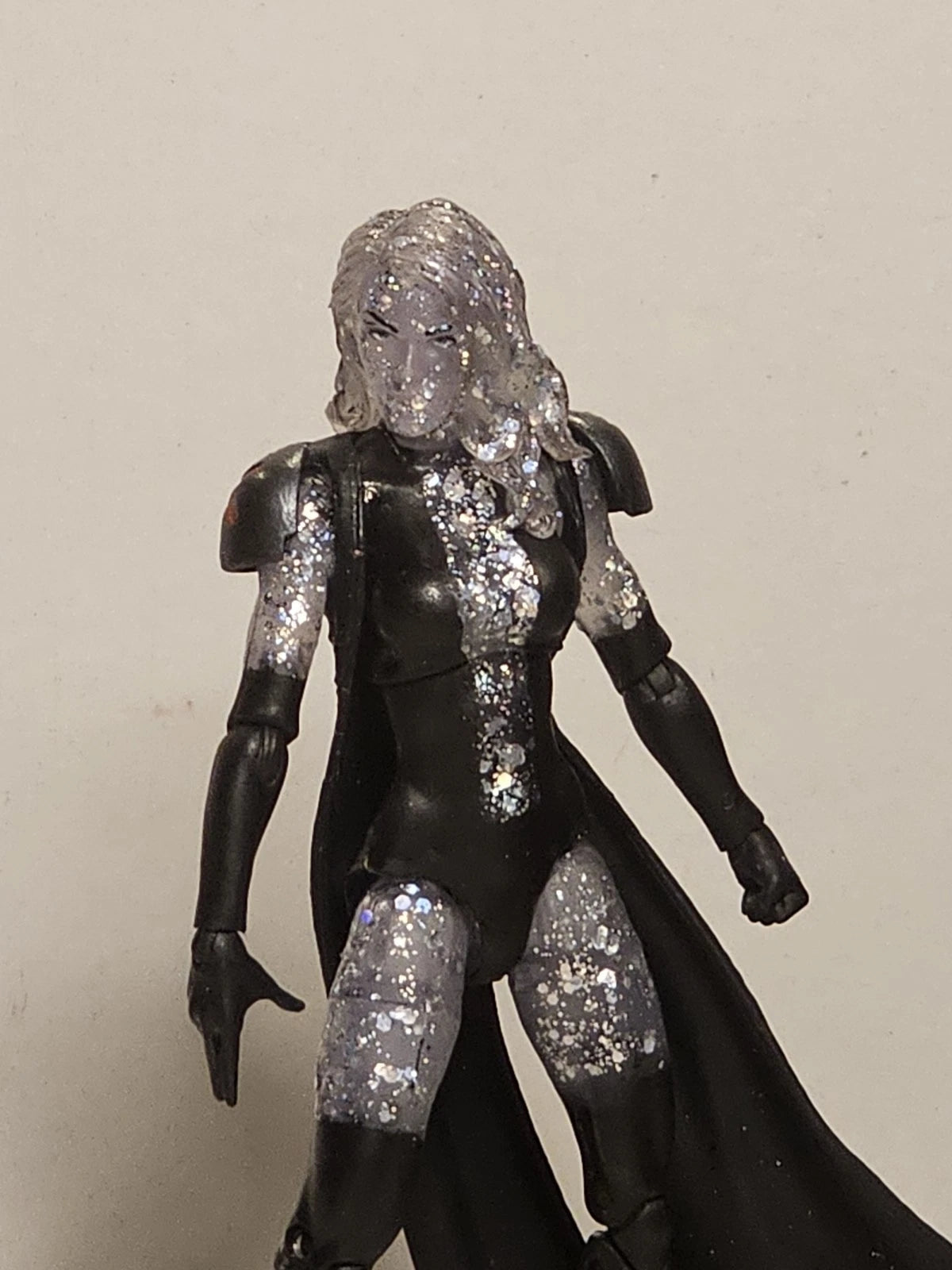 Custom Diamond Form EMMA FROST Marvel Legends BLACK SUIT X-men Walgreens