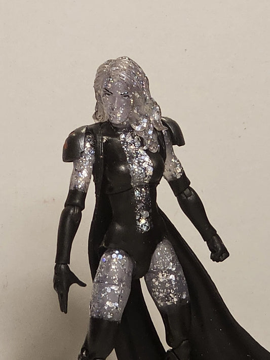 Custom Diamond Form EMMA FROST Marvel Legends BLACK SUIT X-men Walgreens