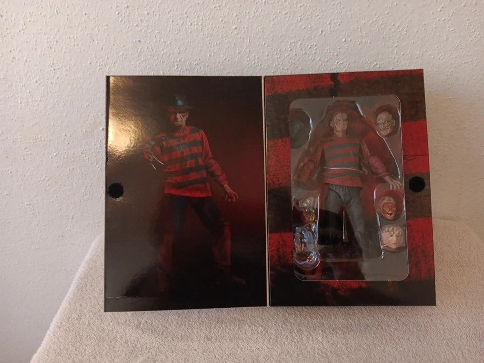 NECA Freddy Krueger Horror Action Figure Collectible Halloween Toy