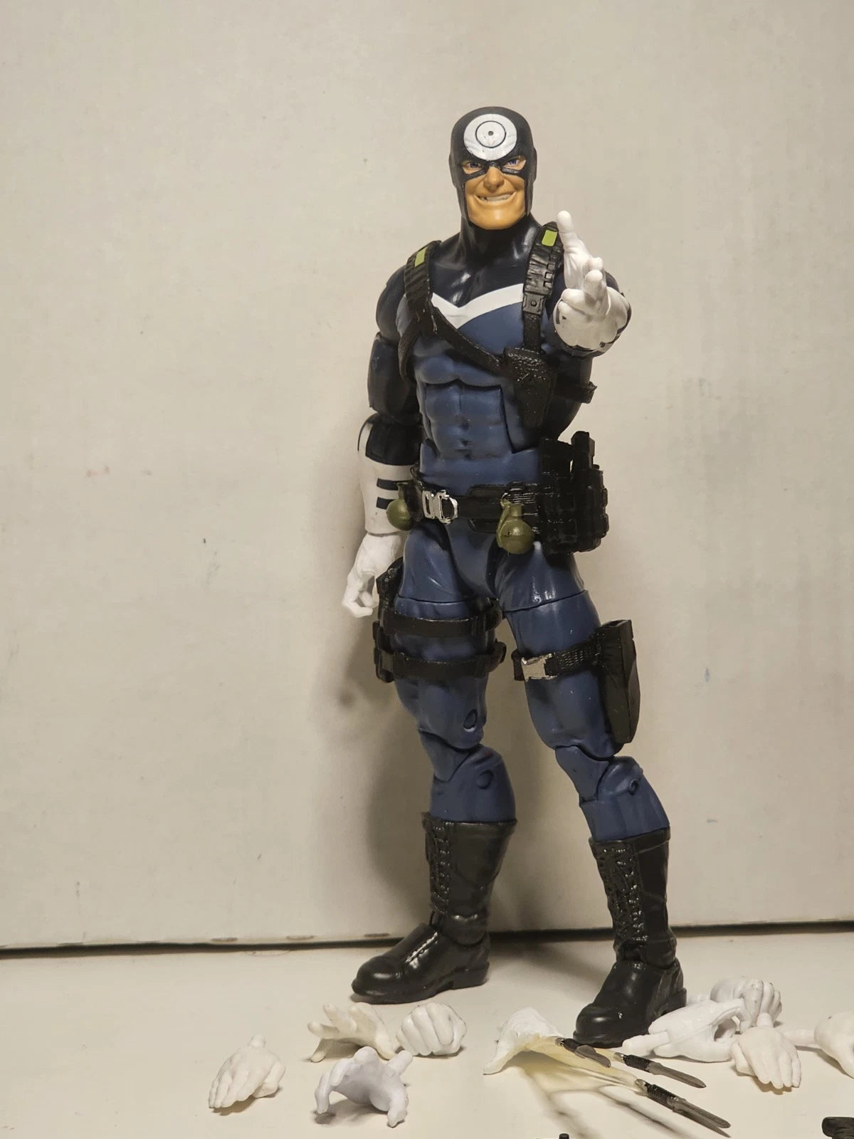 Custom Bullseye Marvel Legends Man-Thing Wave Hasbro Daredevil